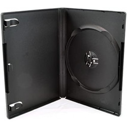 DVD plastic case black