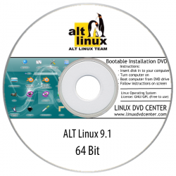 ALT Linux 9.0 KWorkStation (64Bit)
