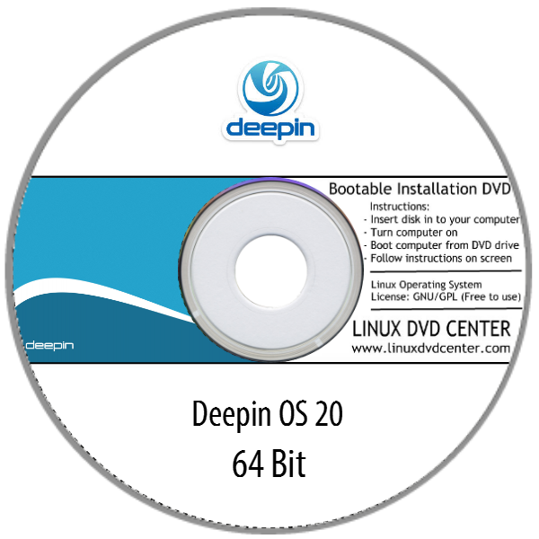 cráter tocino Transistor Deepin OS 20 & 23 Live (64Bit) | Bootable Linux Distros Installation CD/DVD  & USB | The Online Linux Shop for all Linux Operating System Software