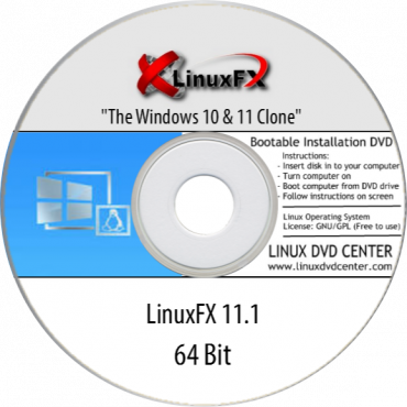 LinuxFX 11.1 Live "Windows 10 & 11 Theme" (64Bit)