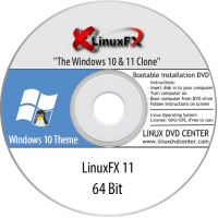 LinuxFX 11 Live "Windows 10 & 11 Theme" (64Bit)