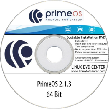 PrimeOS 2.1.3 "Android for PC & Laptops" (64Bit)