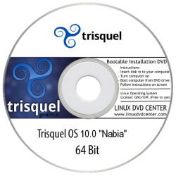 Trisquel OS 10.0 LTS "Nabia" (64Bit)