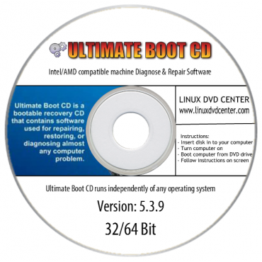 Ultimate Boot CD V.5.3.9 (32/64Bit)